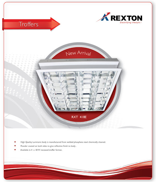 manufacturers of rexton 418 troffers