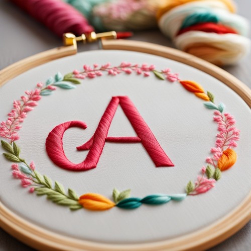 How to Embroider Letters