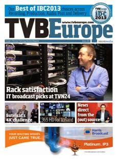 TVBEurope. Europe’s television technology business magazine - October 2013 | ISSN 1461-4197 | TRUE PDF | Mensile | Professionisti | Broadcast | Comunicazione
TVBEurope is the leading European broadcast media publication and business platform providing news and analysis, business profiles and case studies on the latest industry developments. Whether it is emerging technology from the world of broadcast workflow or multi-platform content, TVBEurope is at the heart of it all as the leading source of content across the entire broadcast chain.
TVBEurope’s monthly magazine offers readers an insight into the broadcast world through a mix of features, interviews, case studies and topical forums.
TVBEurope’s own in-house conferences and specialist roundtables have built up a strong reputation and following, offering in-depth analysis of the challenges and developments in Beyond HD and IT Broadcast Workflow. TVBEurope also hosts the prestigious broadcast media awards gala, the TVBAwards.