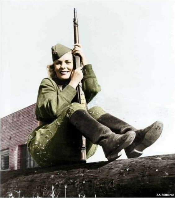 Kyra Petrovskaya, Women color photos worldwartwo.filminspector.com