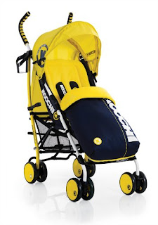 Koochi Speedstar Stroller - Primary Yellow