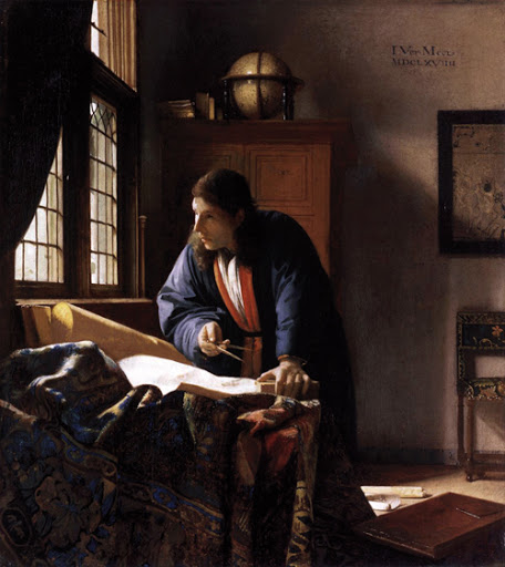 Jan Vermeer, Geografo, 1668-1669 circa