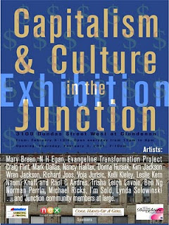 Capitalism & Culture in the West Toronto Junction, Exhibition, poster