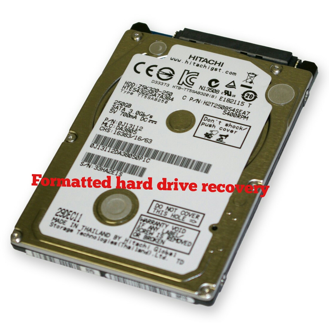 How to recover files from a formatted hard drive 