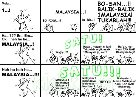 Bolasepak: Malaysia 1, bukan 1Malaysia! (football: Malaysia 1, not 1Malaysia!). klakka-la.blogspot