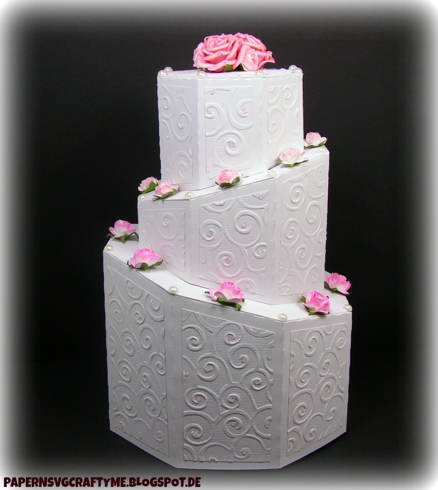Download Paper N Svg Crafty Me 3d Wedding Cake Gift Box