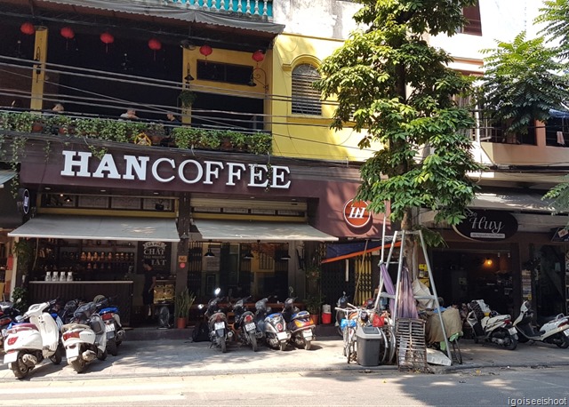  “coffee street” in Hanoi’s Old Quarter.