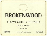 Brokenwood Shiraz Graveyard 750ml 2006