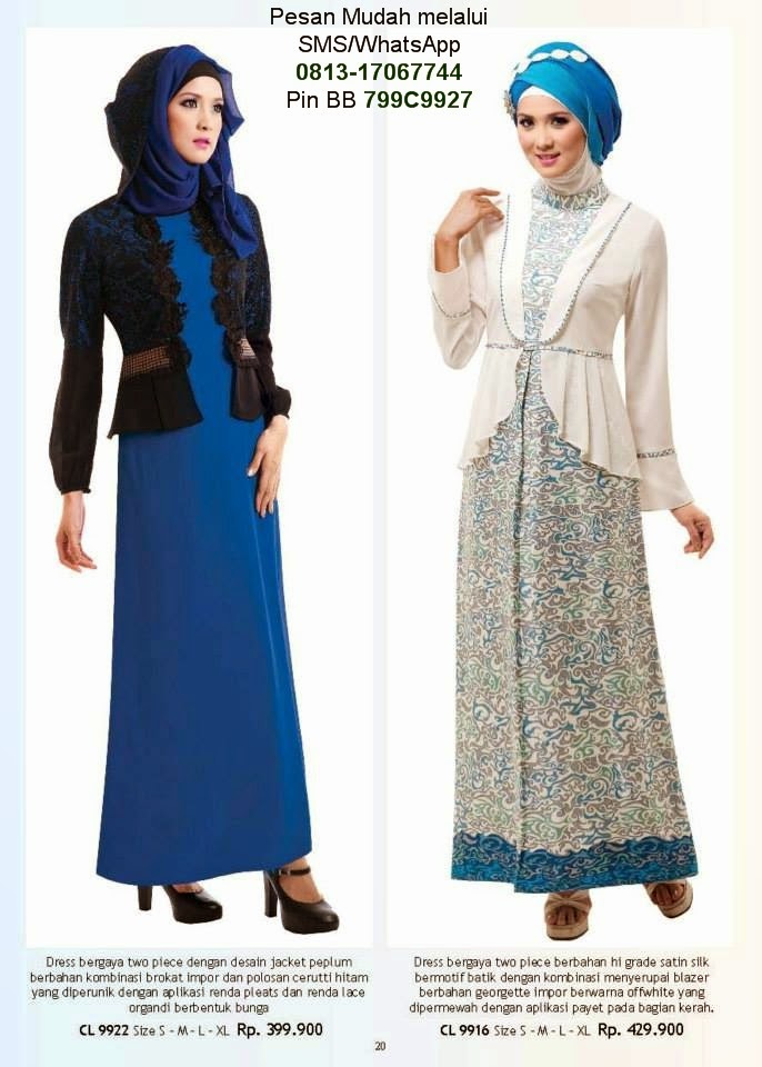 Baju  Lebaran  Anak Wanita  Baju  Muslim  Terbaru 2019 