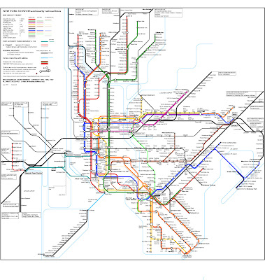 Map Of New York Subway. New York Subways and nearby