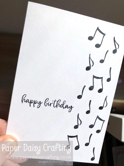 Music from the heart #simplestamping Stampin' Up!