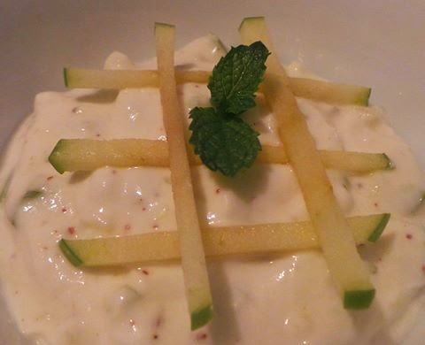 apple dessert,shrikhand