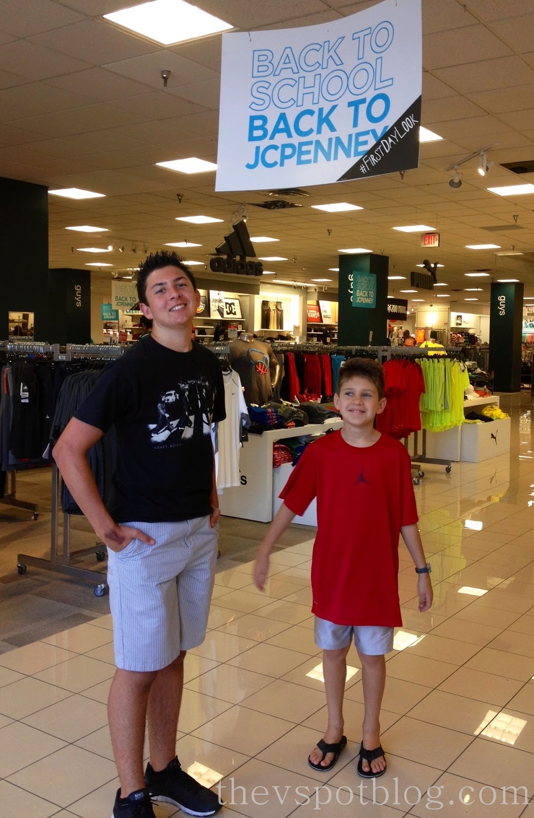 Back to School shopping at JCPenney.