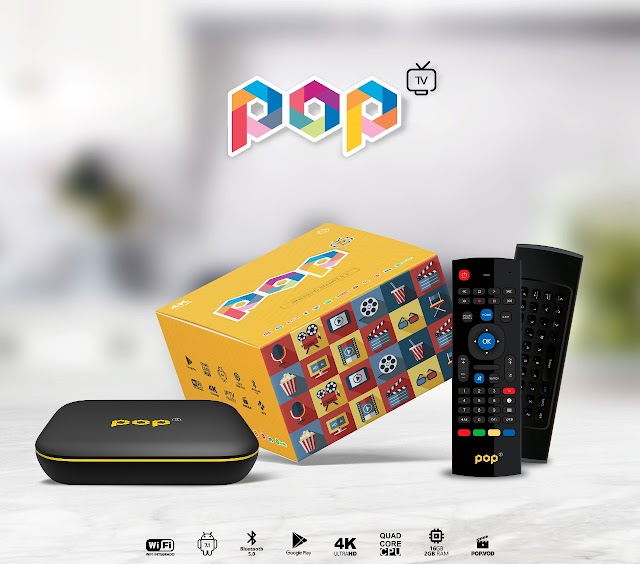 POP TV ANDROID SMART 4K NOVO RECEPTOR DE STREAMING CONFIRAM - 04/05/2018