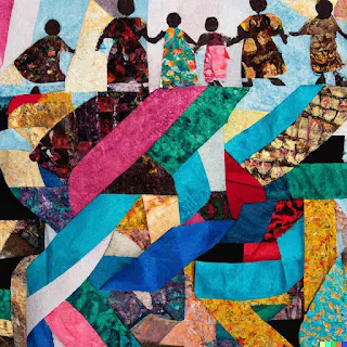 Liberian slave quilt