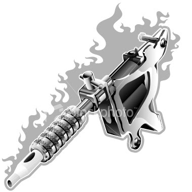 free skull tattoo flash. Tattoo machine blackwidow