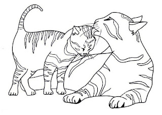 Gatos para colorear