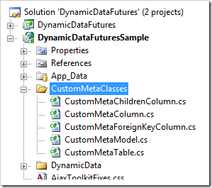 The CustomMetaClasses folder