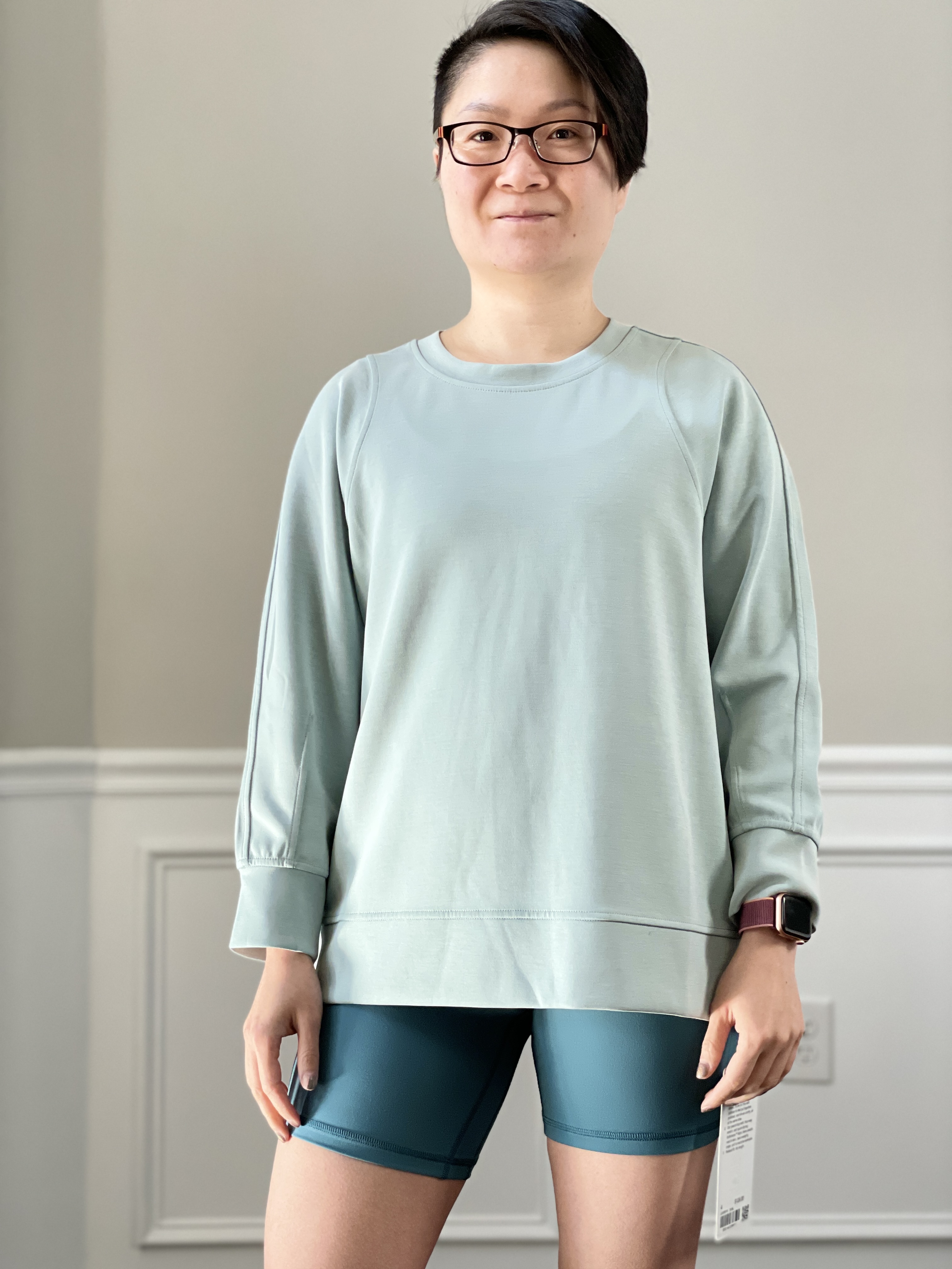 Fit Review Friday! Softstreme Draped-Back Crew, Sundown Sweatshirt II,  Sundown Sweatshirt, Shinbene Shorts aka Align Short Dupes