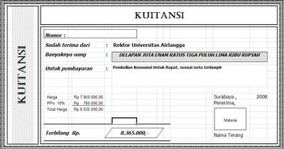 Contoh Kwitansi