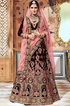 Elegant Embroidered Silk Lehenga Choli Set with Dupatta