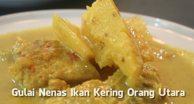 Gulai nenas ikan kering style orang utara