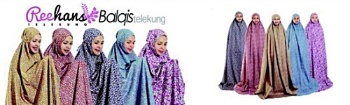 Telekung Reehans Pilihan Muslimah