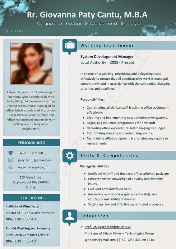 Desain CV Kreatif: Contoh CV