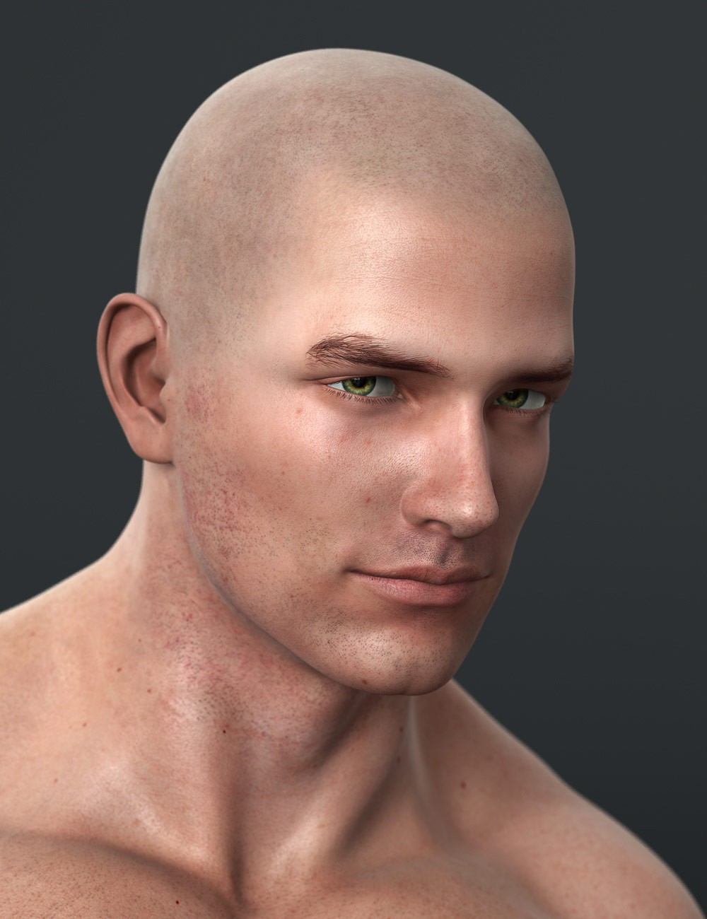 Figure Poses For Artists: Male Poser Head Shots