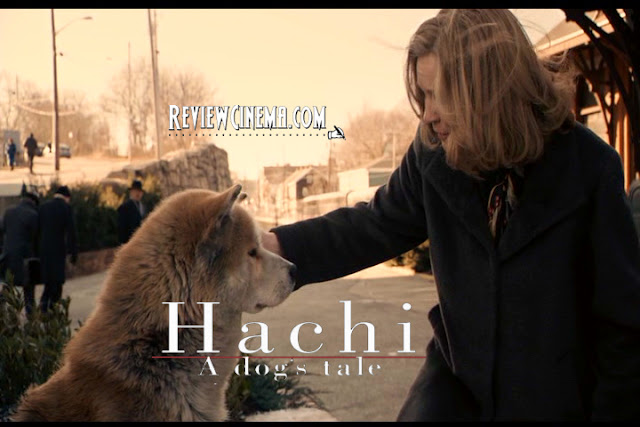 <img src="Hachiko A Dog's Story.jpg" alt="Hachiko A Dog's Story Cate bertemu Hachi di depan stasiun">