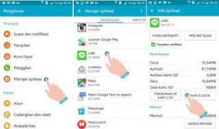 Banyak orang yang kesulitan logout dari aplikasi LINE di hp android miliknya Cara Logout dari Aplikasi line di hp android cukup dengan clear data saja