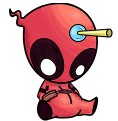 ¿Como Dibujar a Deadpool estilo Kawaii / Cute / Cartoon?
