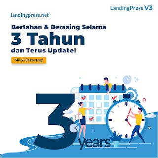 WordPress dengan Landingpress Theme