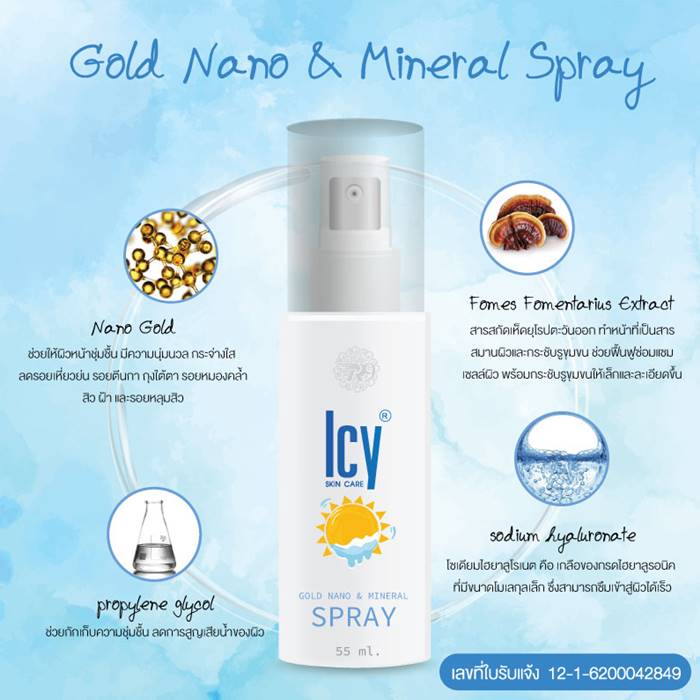 ICY Gold Nano & Mineral Spray