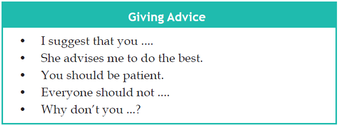 Gambar ungkapan contoh dialog Giving Advice