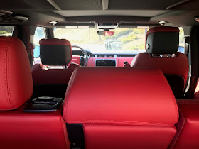 Interior view of 2019 Range Rover Sport HST MHEV