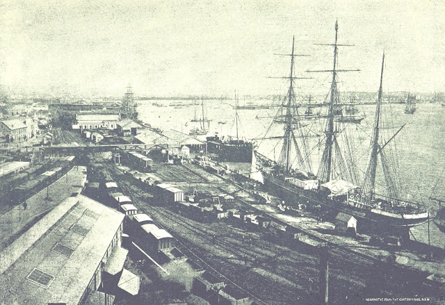 Newcastle Harbour - The Principal Coal Port of the Southern Hemisphere 1895
