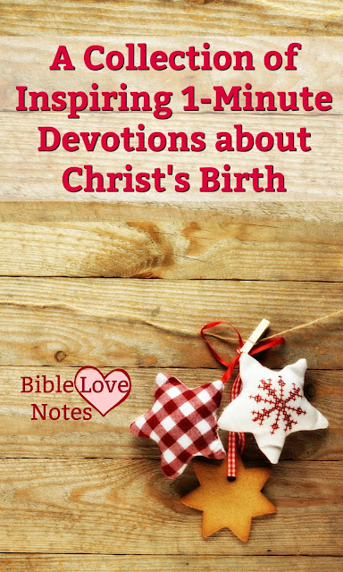 An inspiring collection of 1-minute devotions about Christmas.