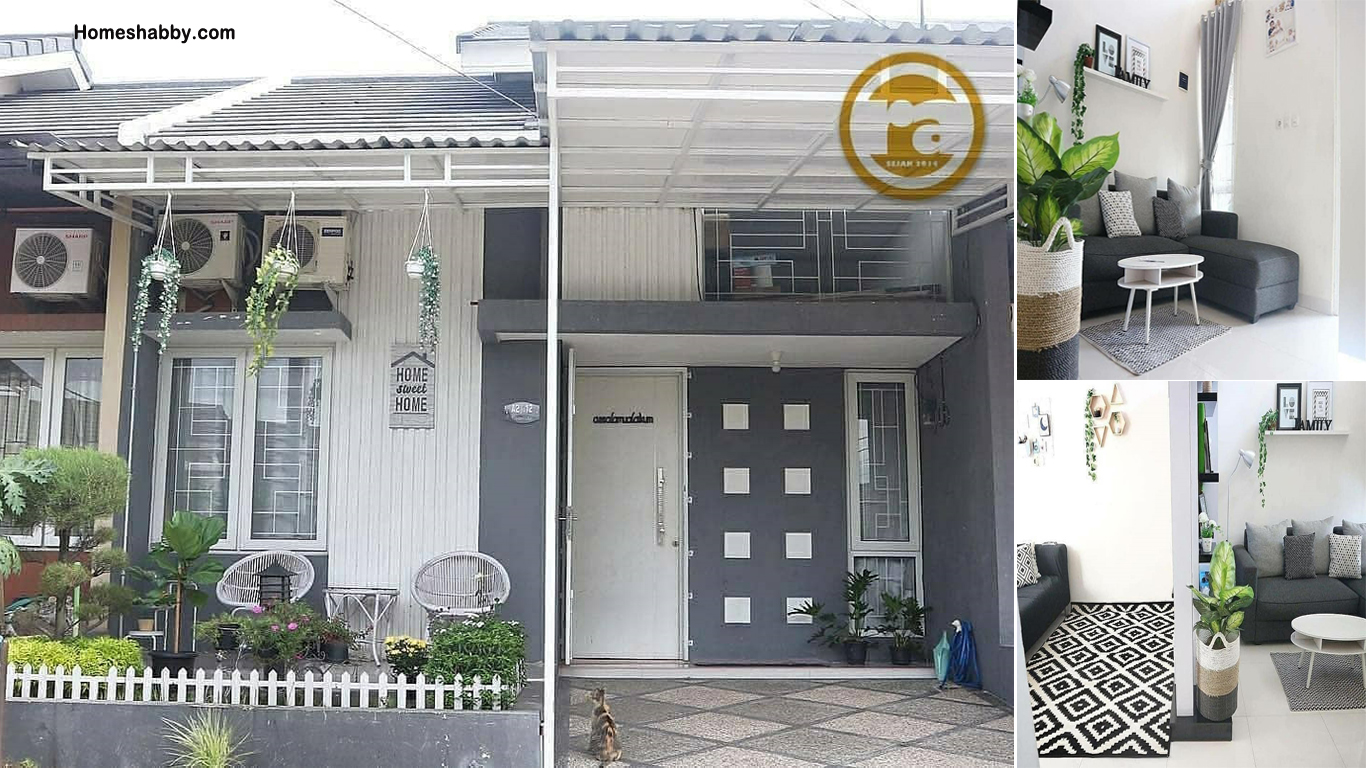 Inspirasi Desain Rumah Minimalis Bernuansa Abu Abu Dan Putih Yang Terkesan Hangat Homeshabbycom Design Home Plans