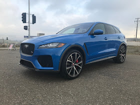 Front 3/4 view of 2019 Jaguar F-Pace SVR