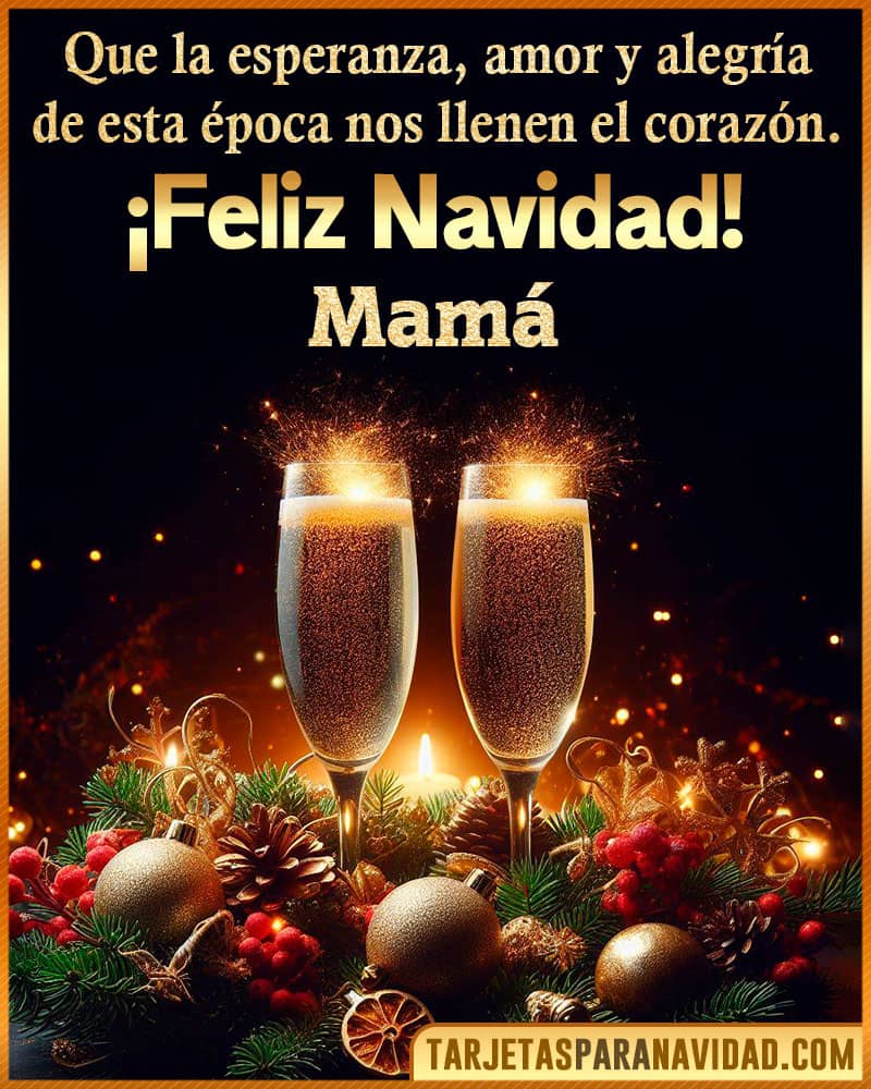 Feliz navidad para mamá