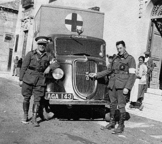 toledo guerra civil unidad ambulancias escocesa 1936 Jacobsen