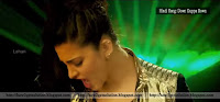 hindi song shruti haasan, singer shruti haasan giving nice facial expression, open mouth