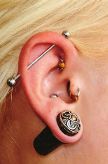 Ear Piercing Style on Girl