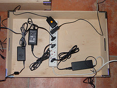 hide power adapters and battery chargers