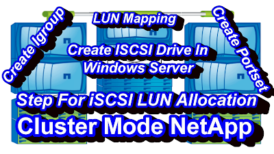 How To Create iSCSI LUN And Discover In Windows Host Netapp Cluster Mode