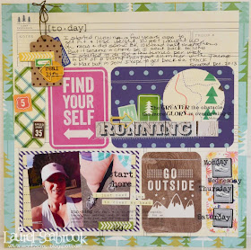 New Year's Resolution Layout by Laurel - Laurel Seabrook - #layout #running #everyday life