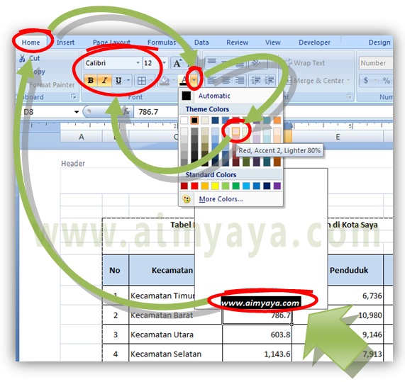 Watermark mengambarkan status sebuah dokumen Cara Praktis Membuat Watermark di Excel