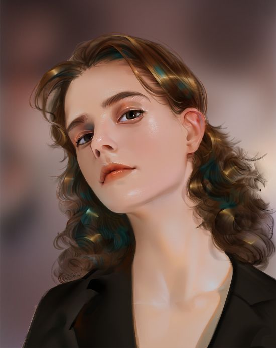 Peter Xiao artstation arte ilustrações pinturas digitais retratos femininos mulheres beleza