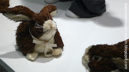 Bunny thumper in a shop window at Alvear Avenue in Recoleta, Buenos Aires